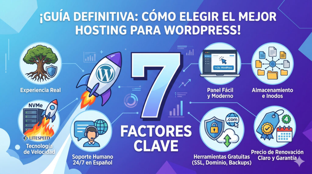 Guia para elegir el Mejor Hosting para tu sitio o pagina WEB
